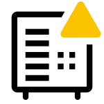 Media Changer Outline Alerted SVG Icon